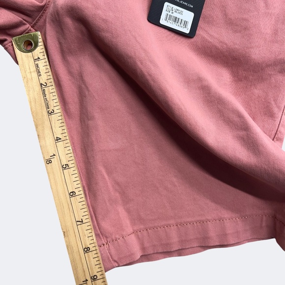 Liverpool Shorts Mens 32 Salmon Modern Fit Stretch Chino Casual Summer LG601DC - Picture 13 of 13